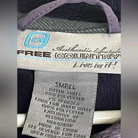 Free Country Waterproof Women's Jacket Deep Purple Size Small - Picture 9 of 12